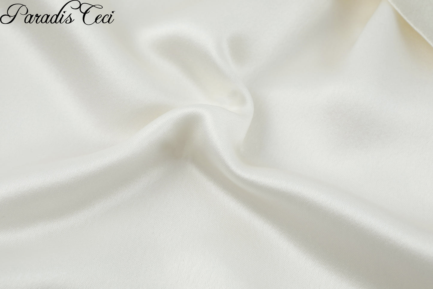 'Jane' silk wool satin mini skirt with inner pants - ivory