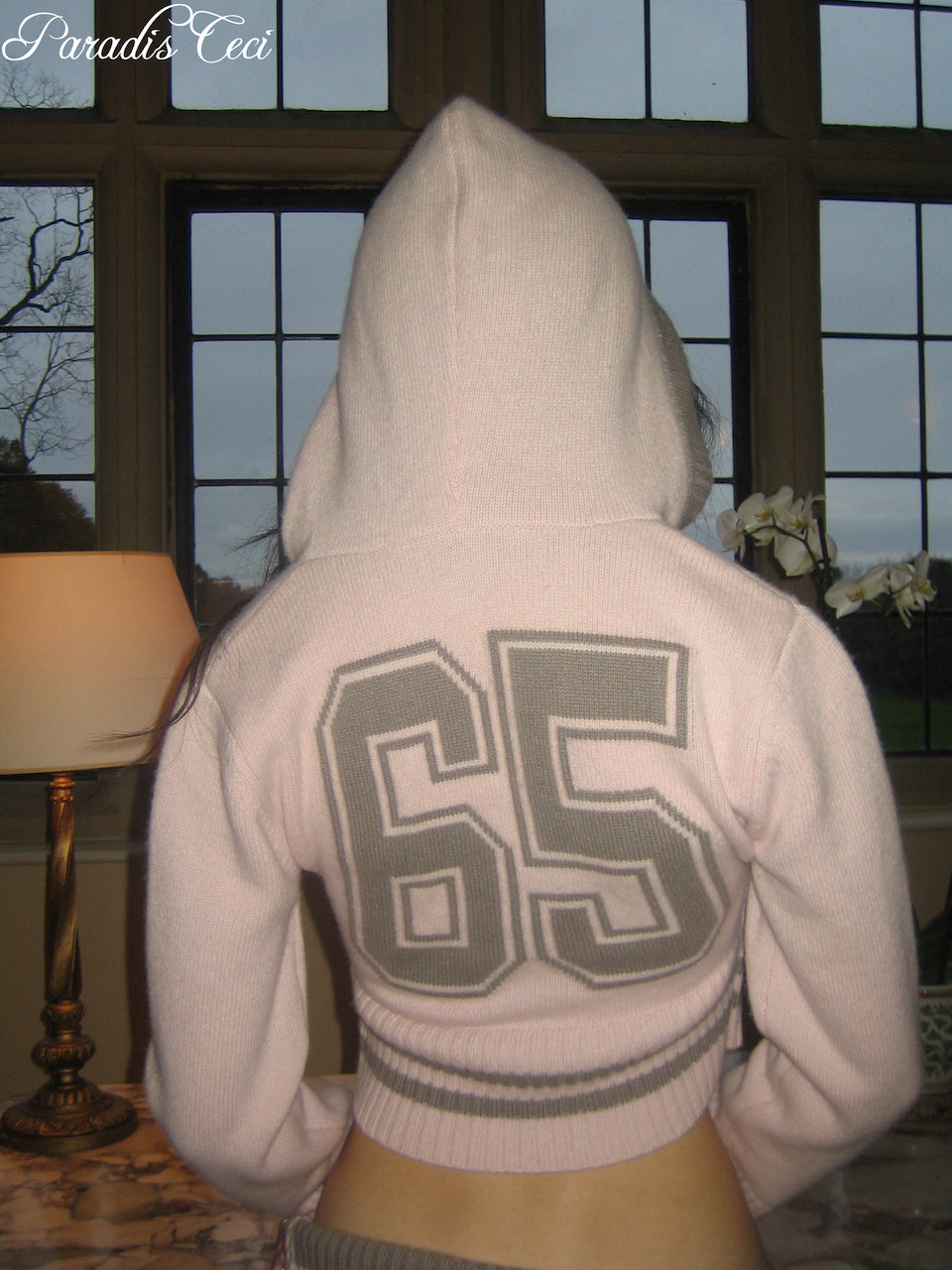'Regina' lucky number hooded jumper