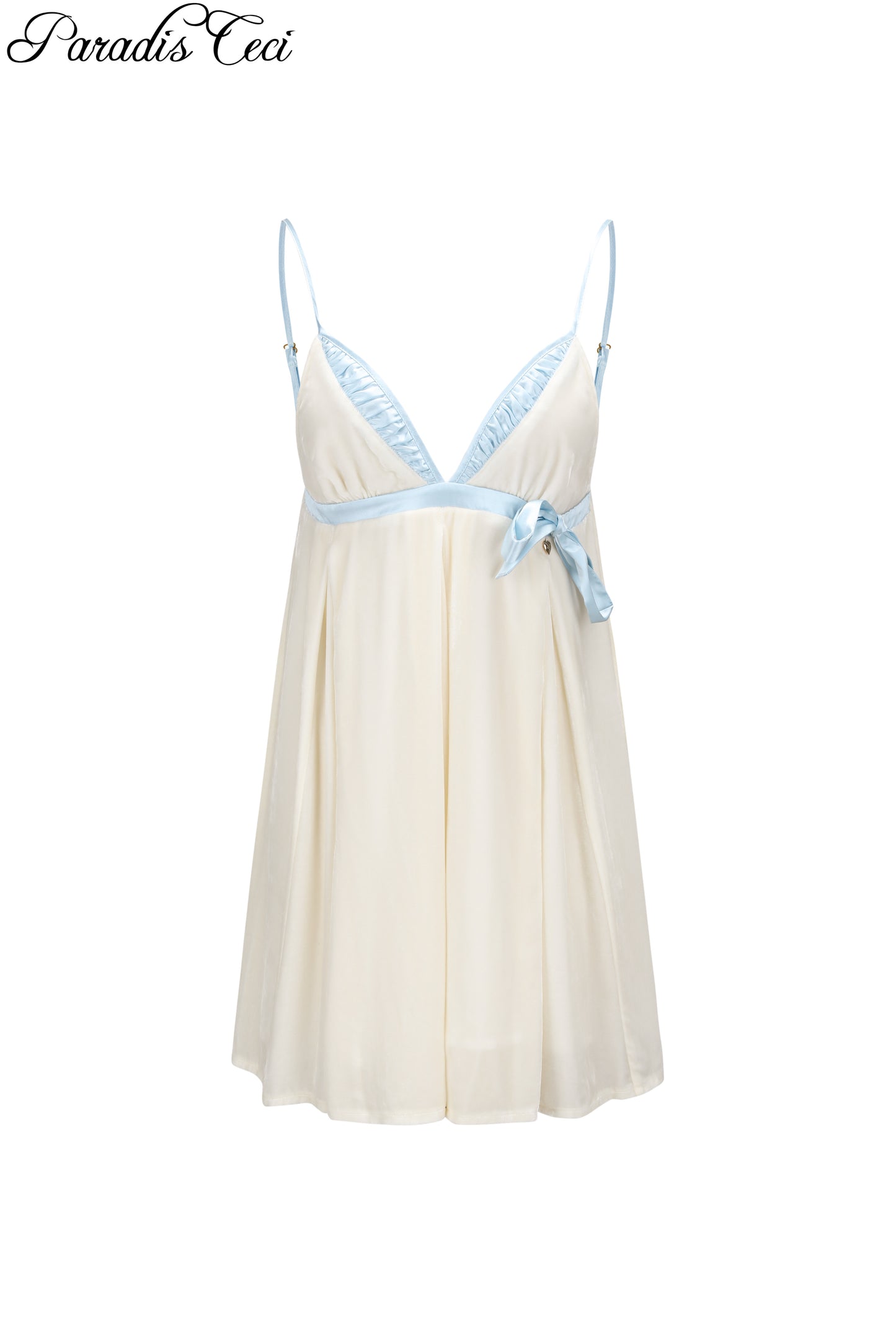 'Iris' silk velvet dress