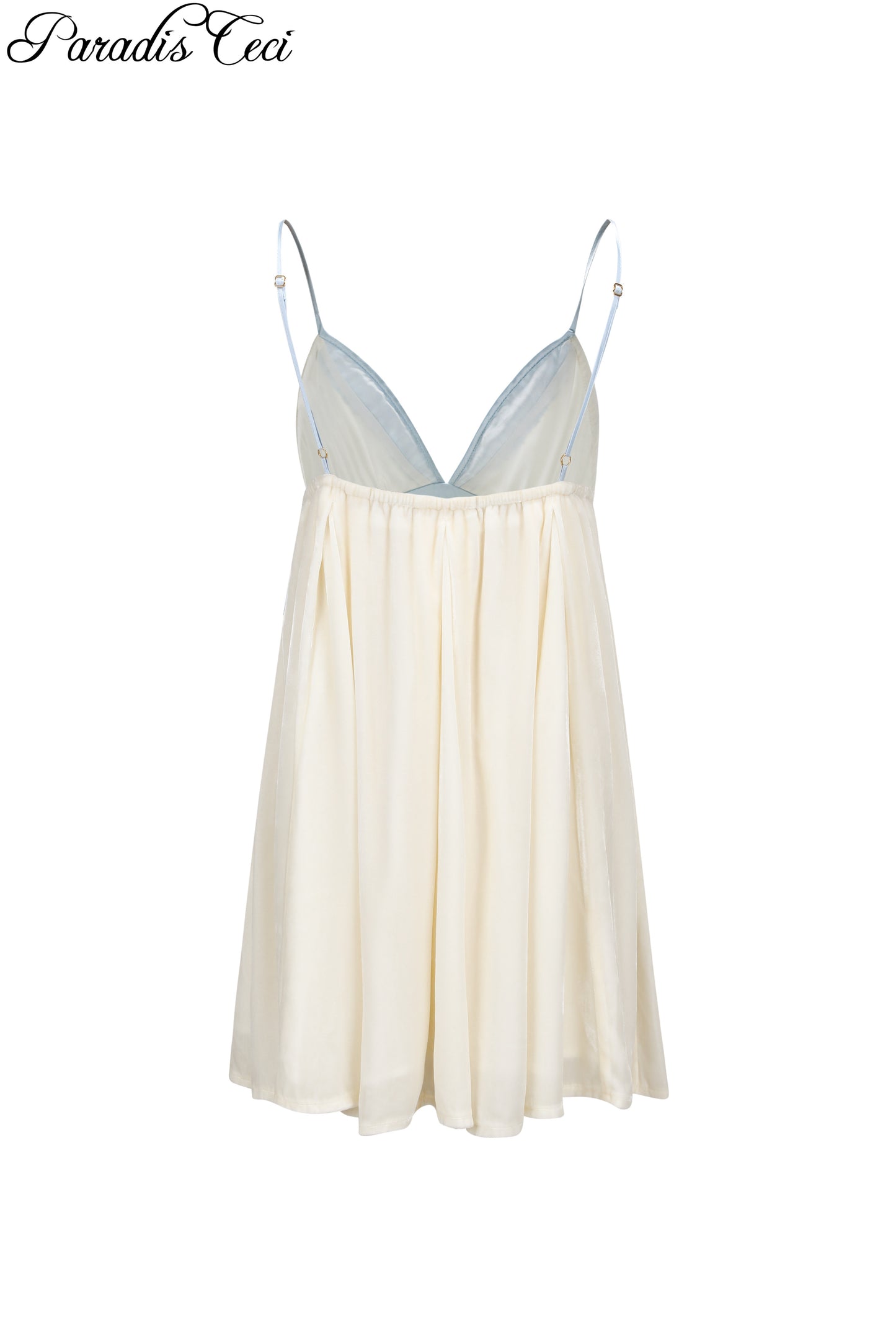 'Iris' silk velvet dress