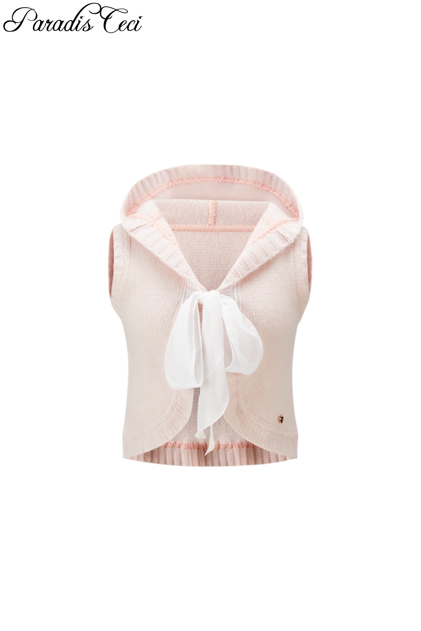 'Naomi' knit hooded vest
