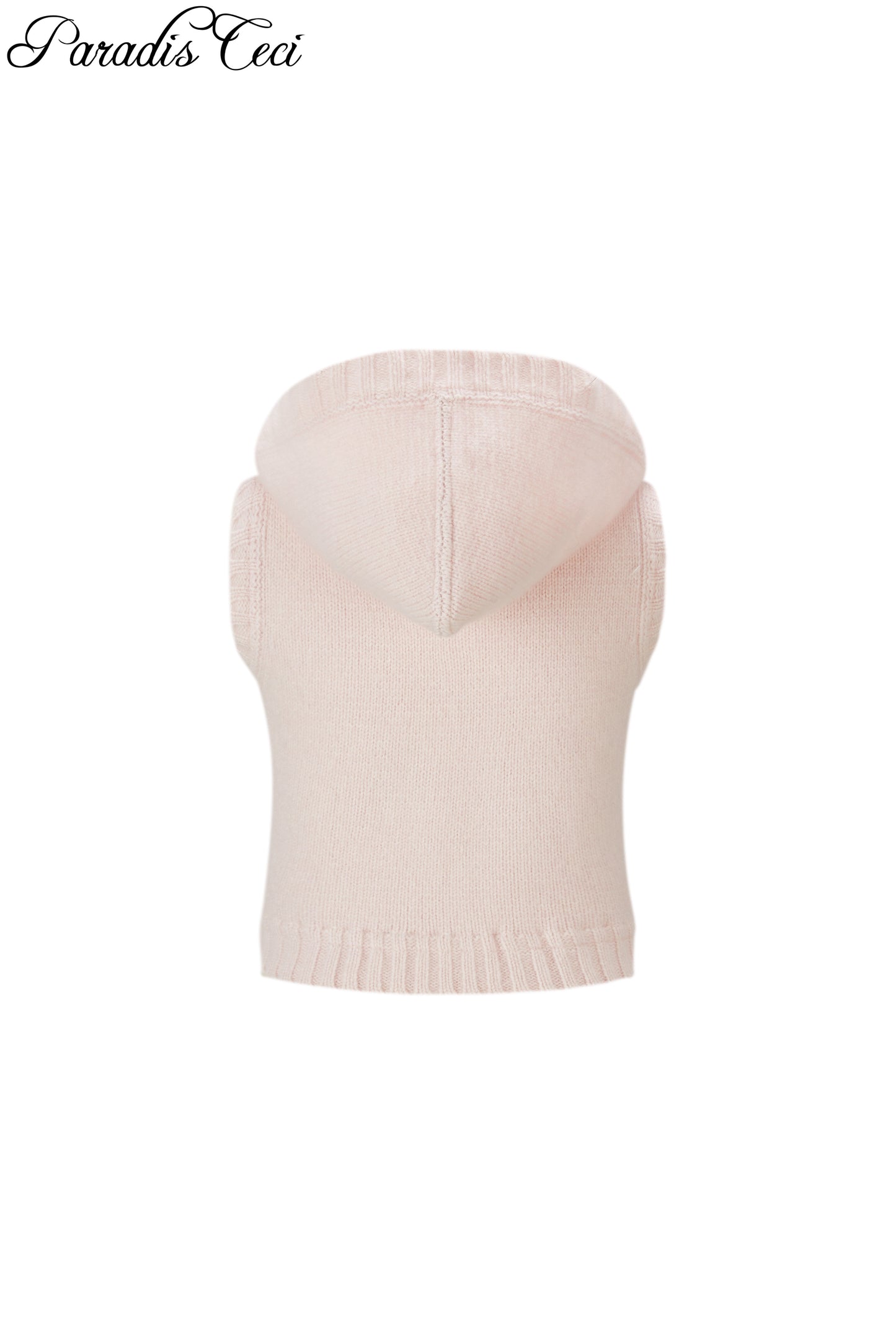 'Naomi' knit hooded vest