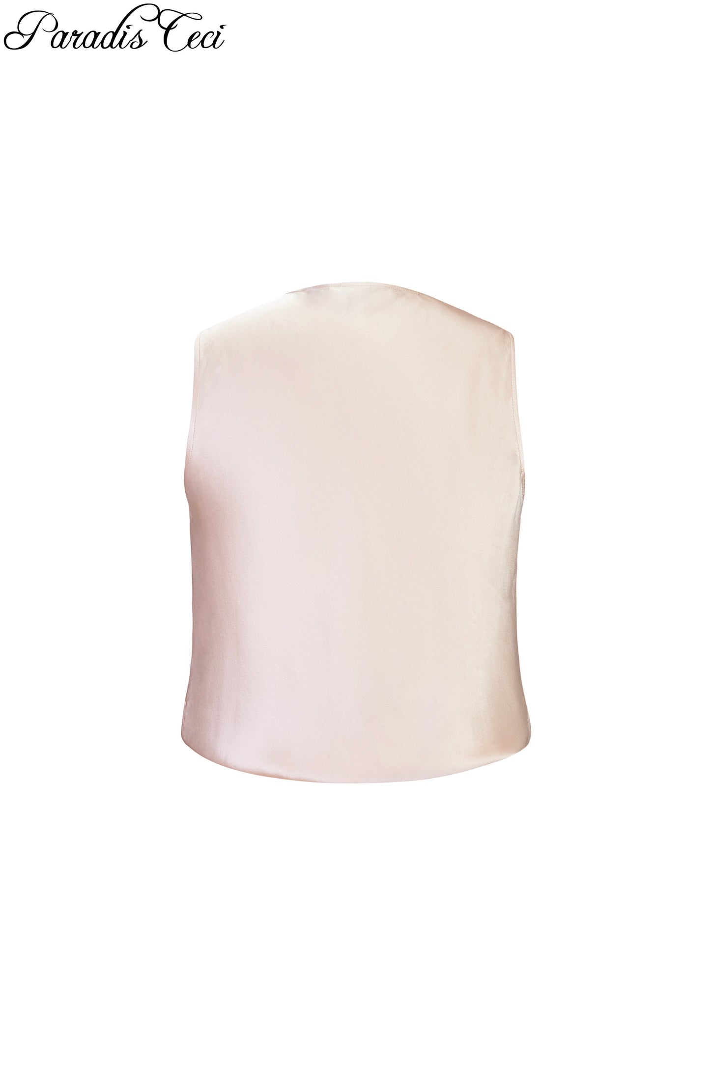'Grace' silk v-neck surplice top