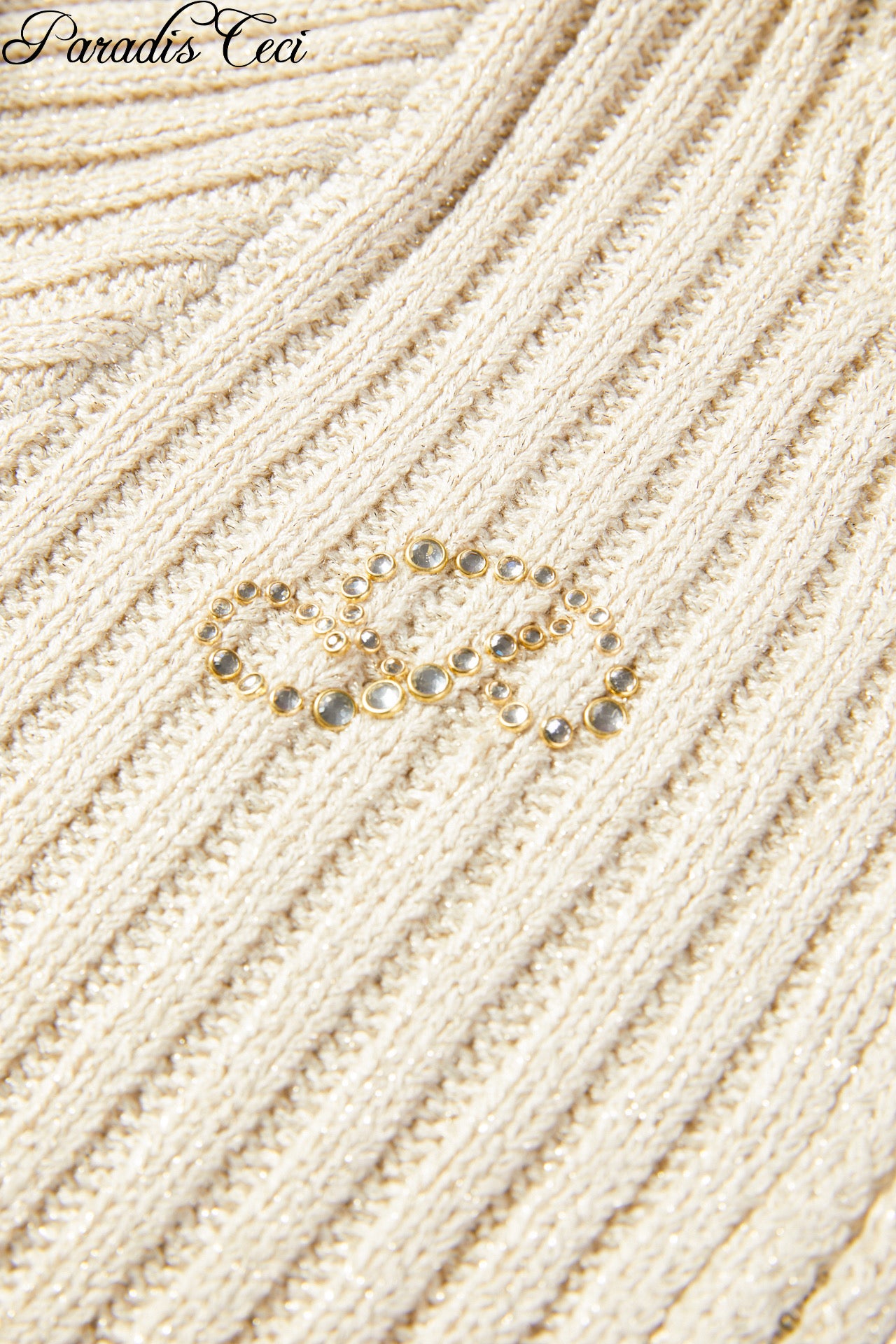 'Starlight' knit zip-up hoodie