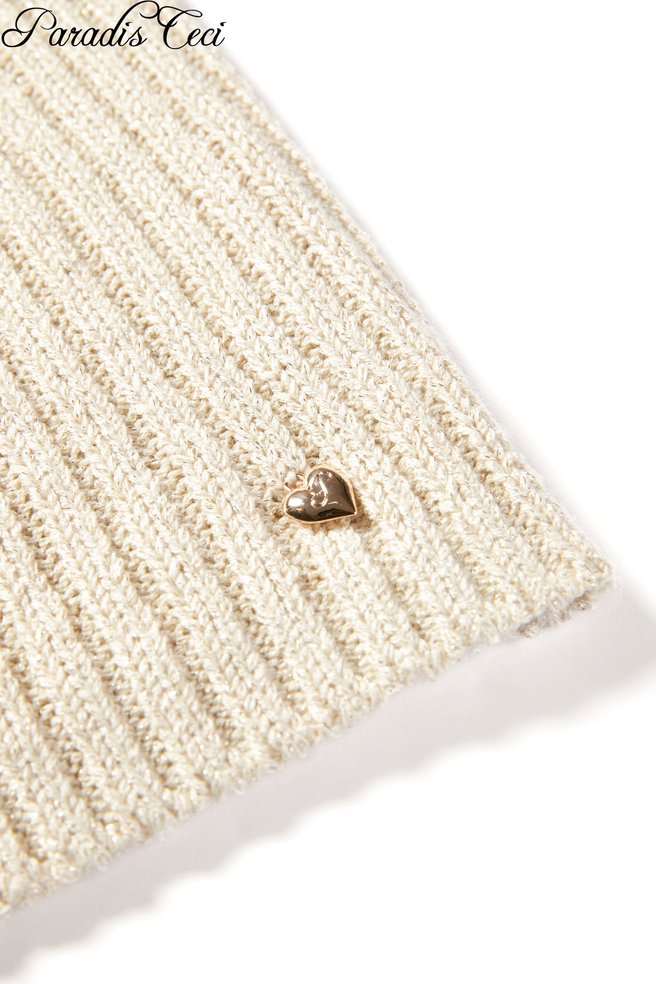 'Starlight' knit zip-up hoodie