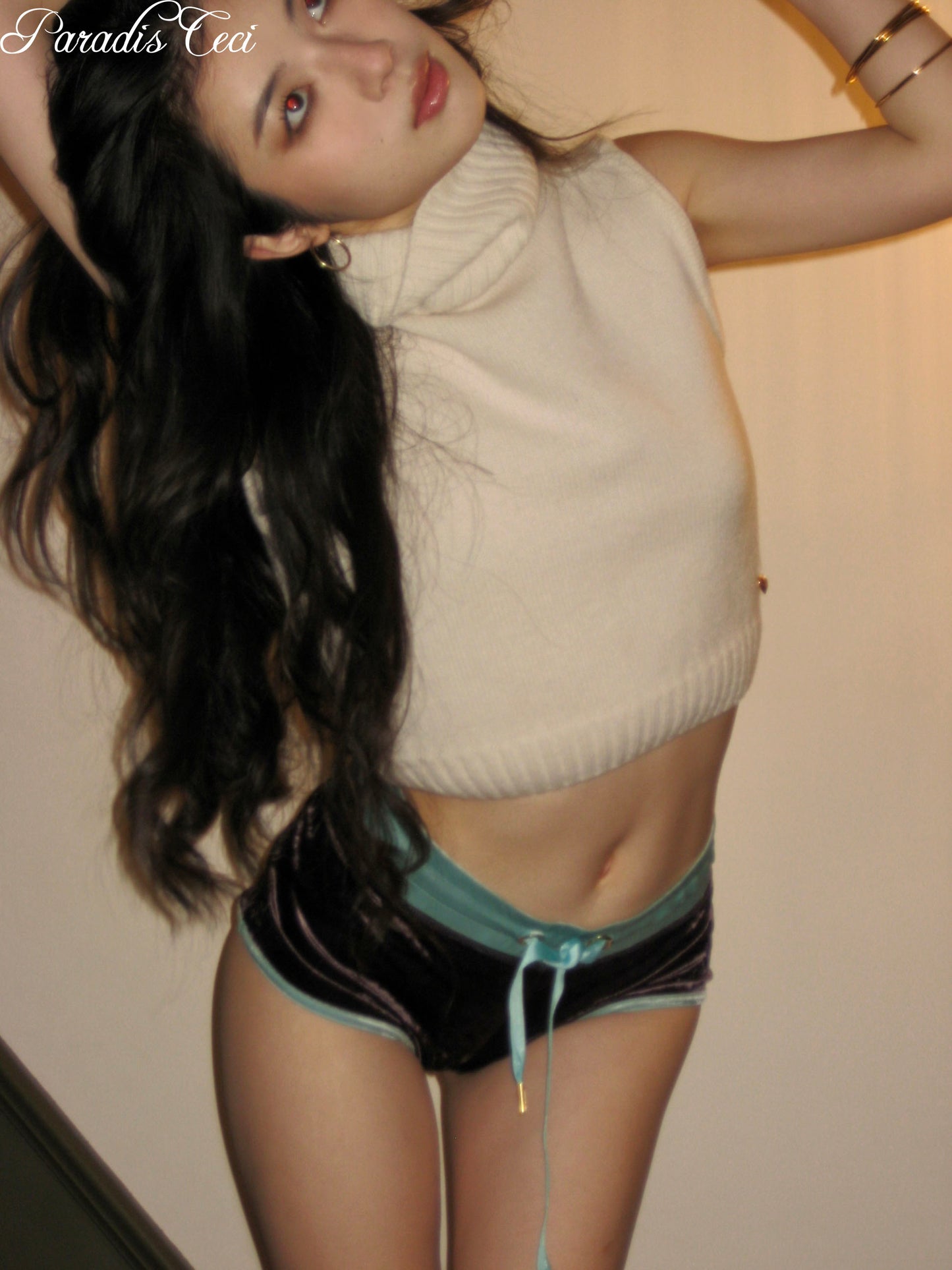 'Molly' cashmere turtleneck vest