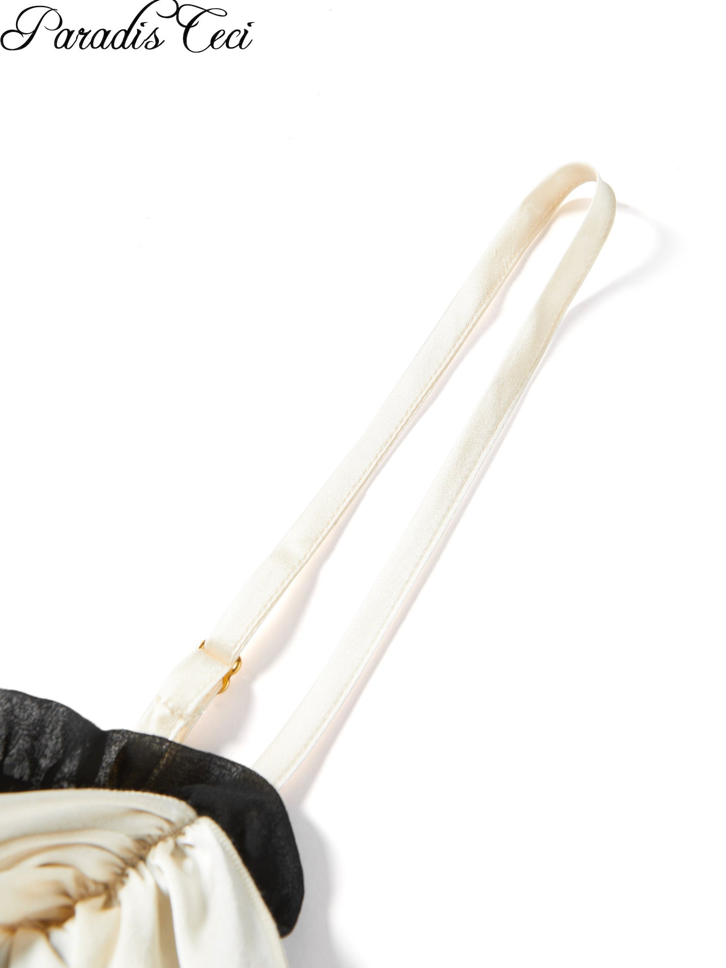 ‘Eve’ silk dress - black