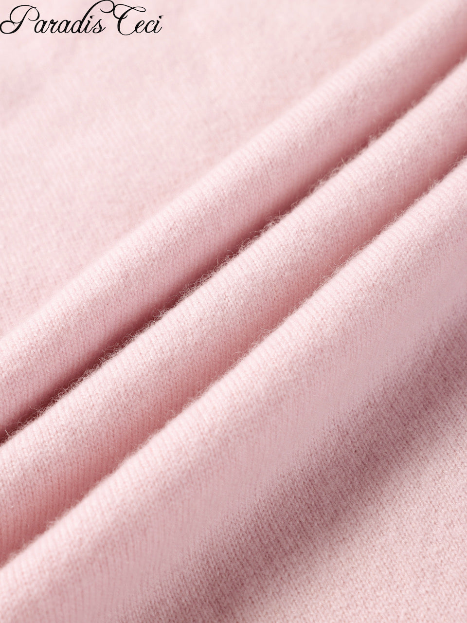 'Annie' cashmere cardigan with rhinestones- sweet pink