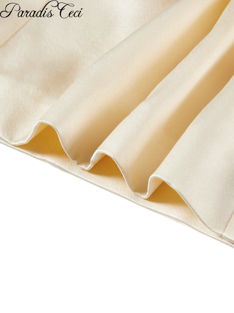 'Luna' silk shirt - champagne