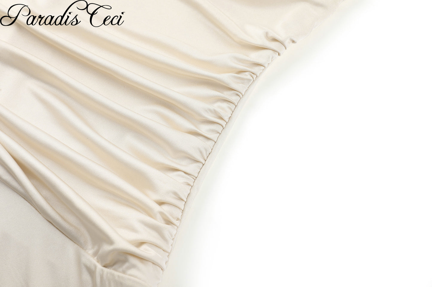 'Pearl' satin dress