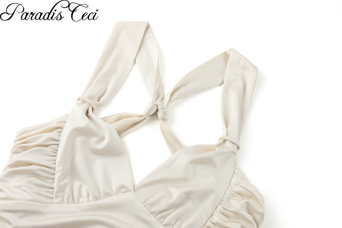 'Pearl' satin dress