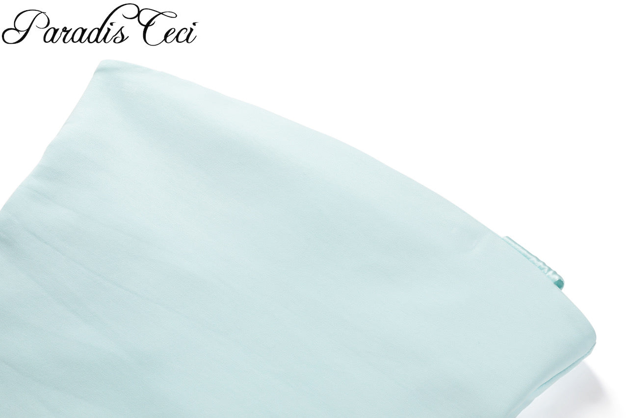 'Ariel' silk ribbon halter top - blue