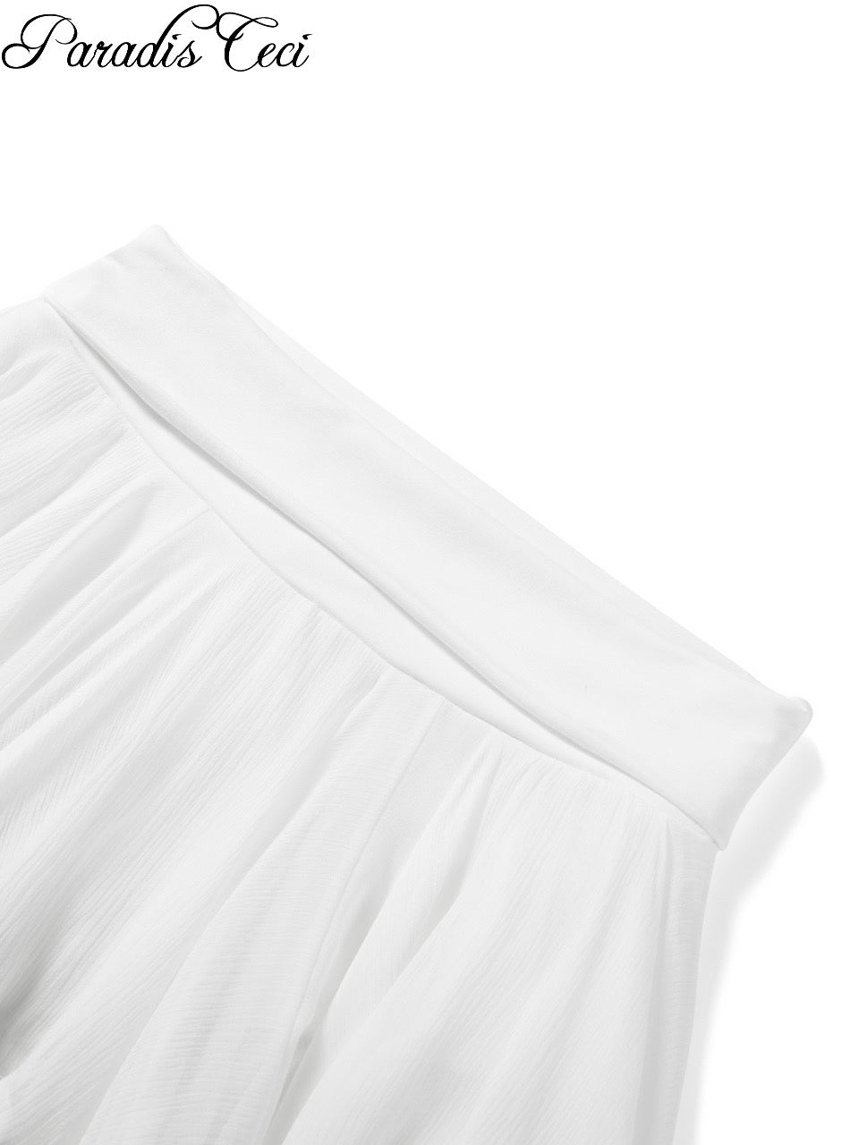 ‘Lydia’ mini silk skirt with crystal bead embellishments