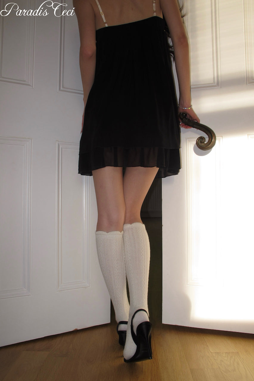 ‘Eve’ silk dress - black