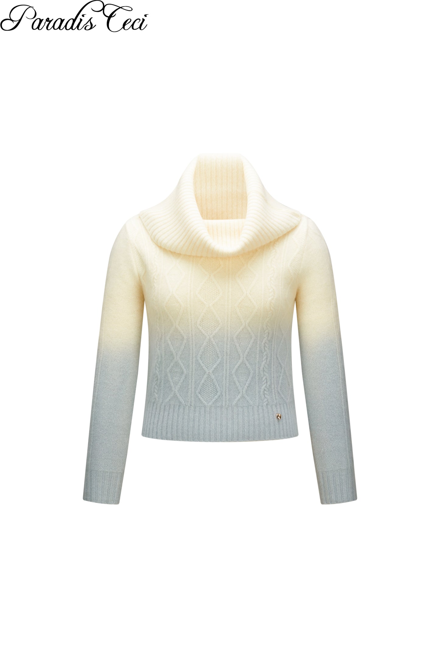 'Snowy' 2-in-1 raccoon wool jumper