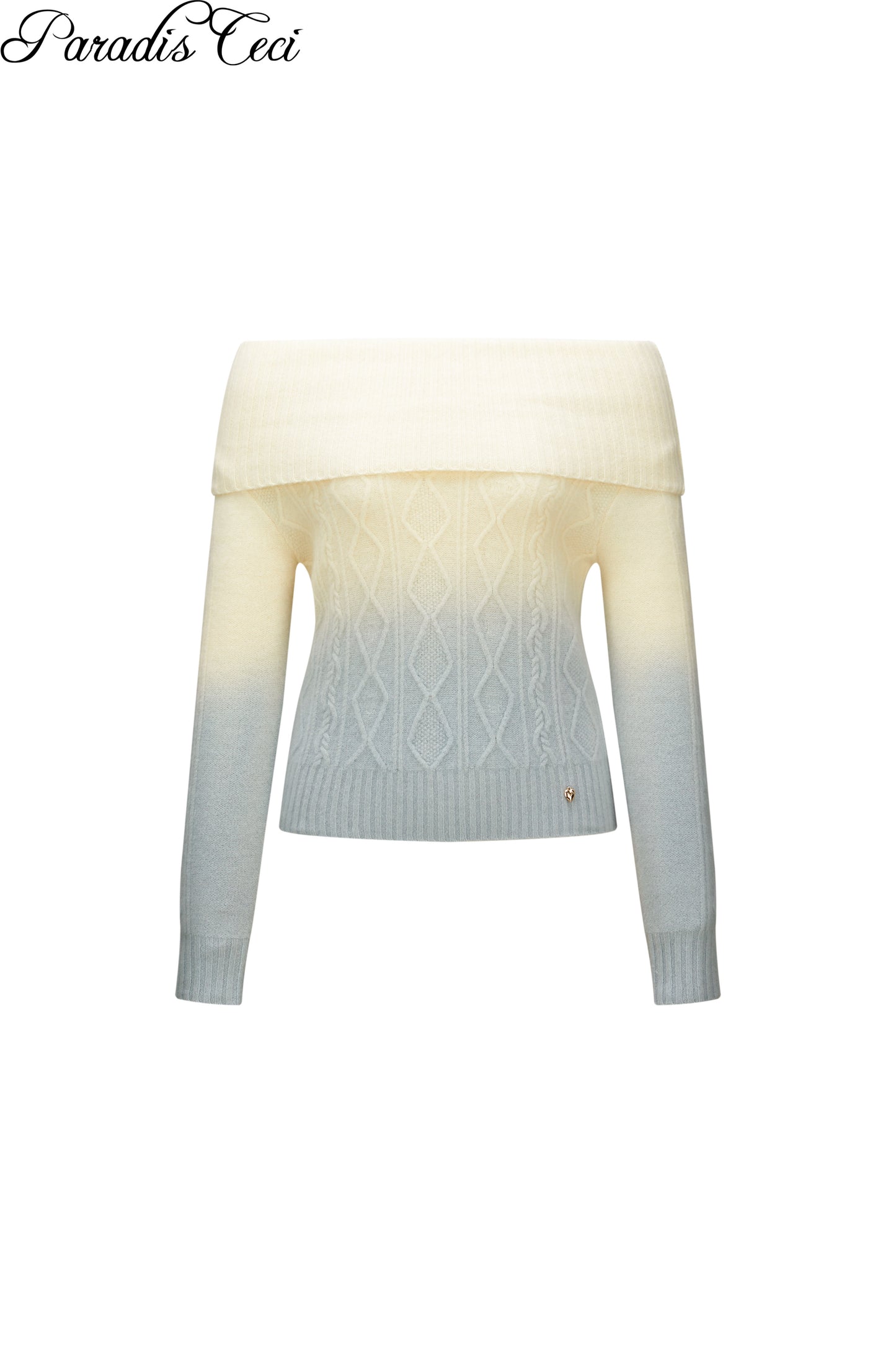 'Snowy' 2-in-1 raccoon wool jumper