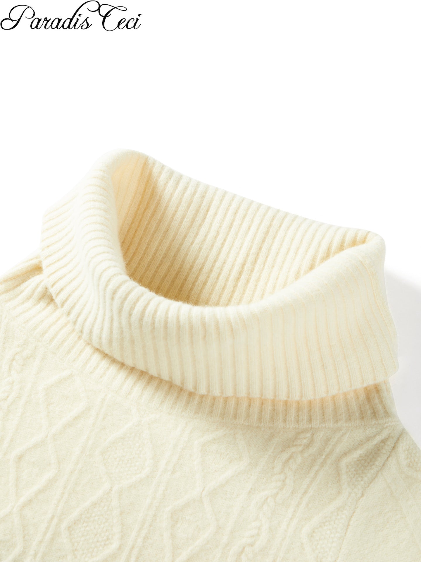 'Snowy' 2-in-1 raccoon wool jumper