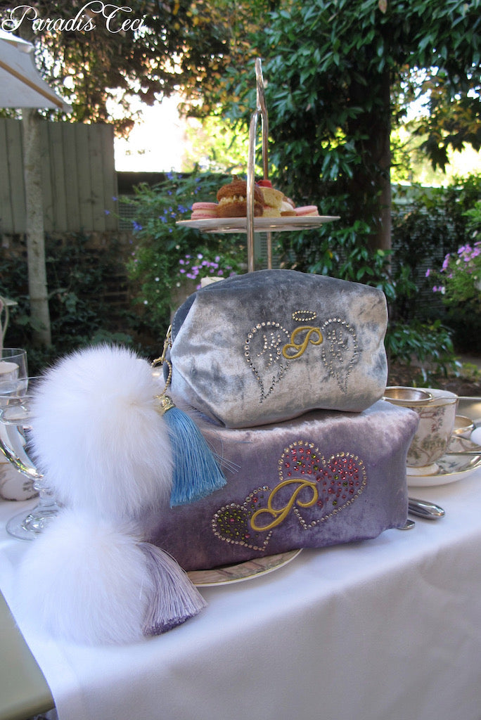 'Ron Ron' pouch - lavender - large