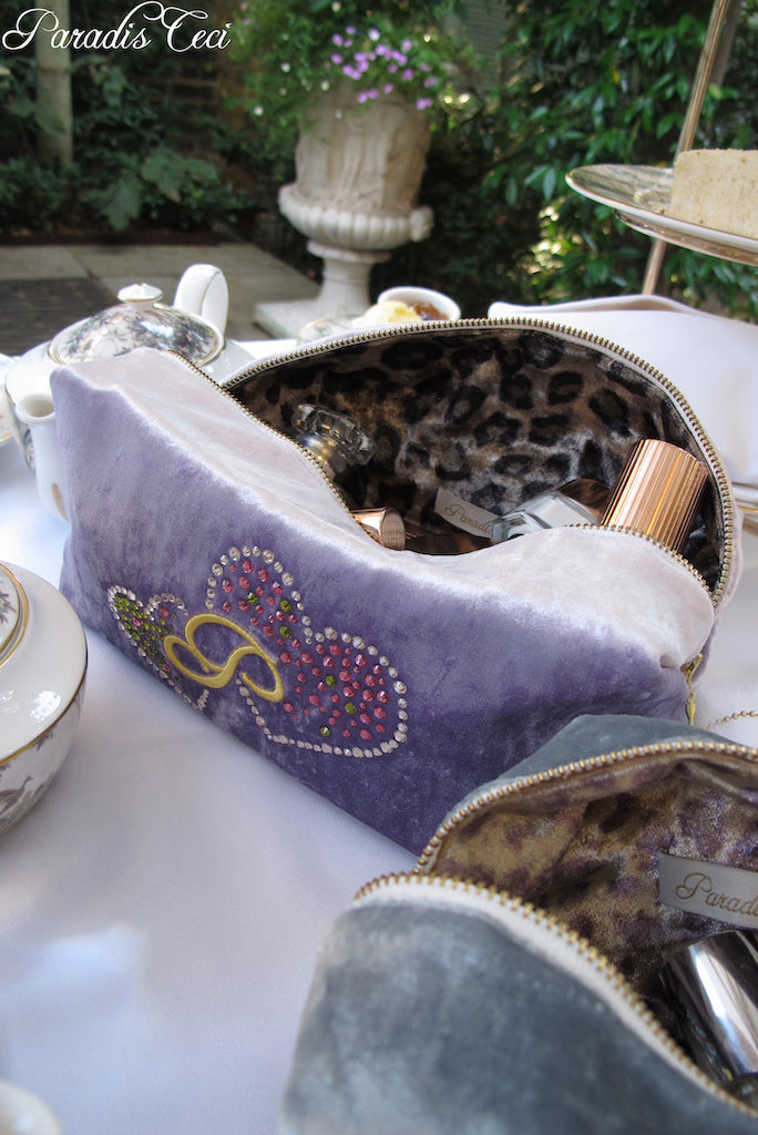 'Ron Ron' pouch - lavender - large