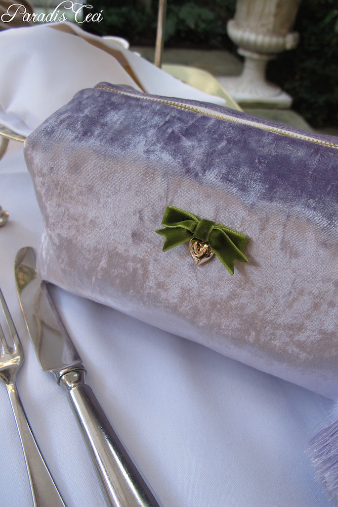 'Ron Ron' pouch - lavender - large