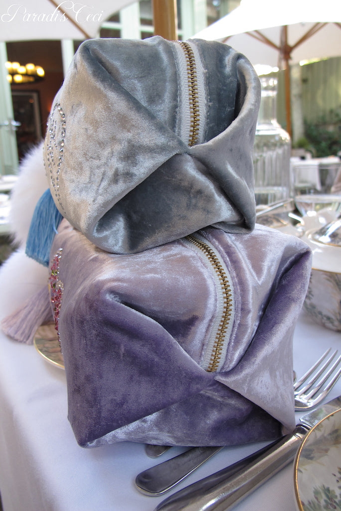 'Ron Ron' pouch - lavender - large