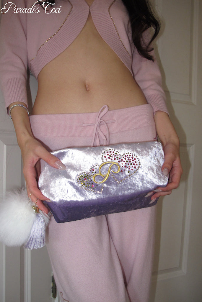 'Ron Ron' pouch - lavender - large