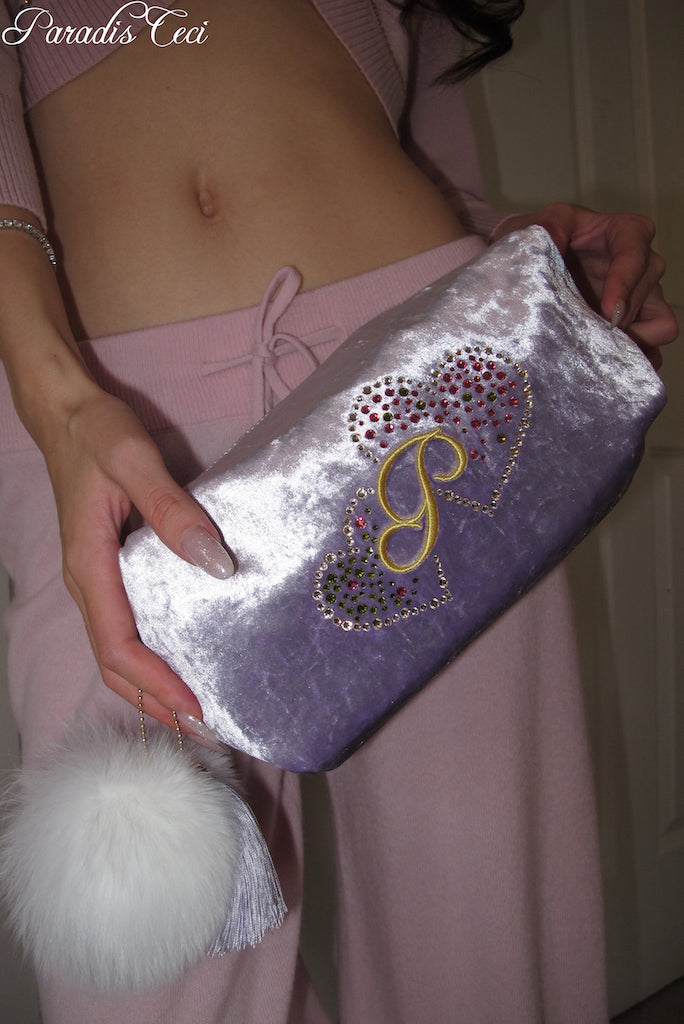 'Ron Ron' pouch - lavender - large