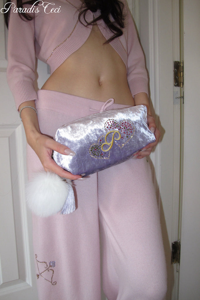 'Ron Ron' pouch - lavender - large