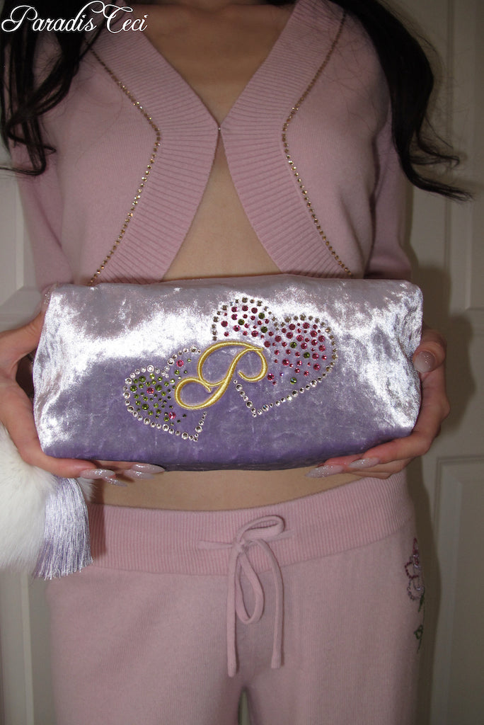 'Ron Ron' pouch - lavender - large