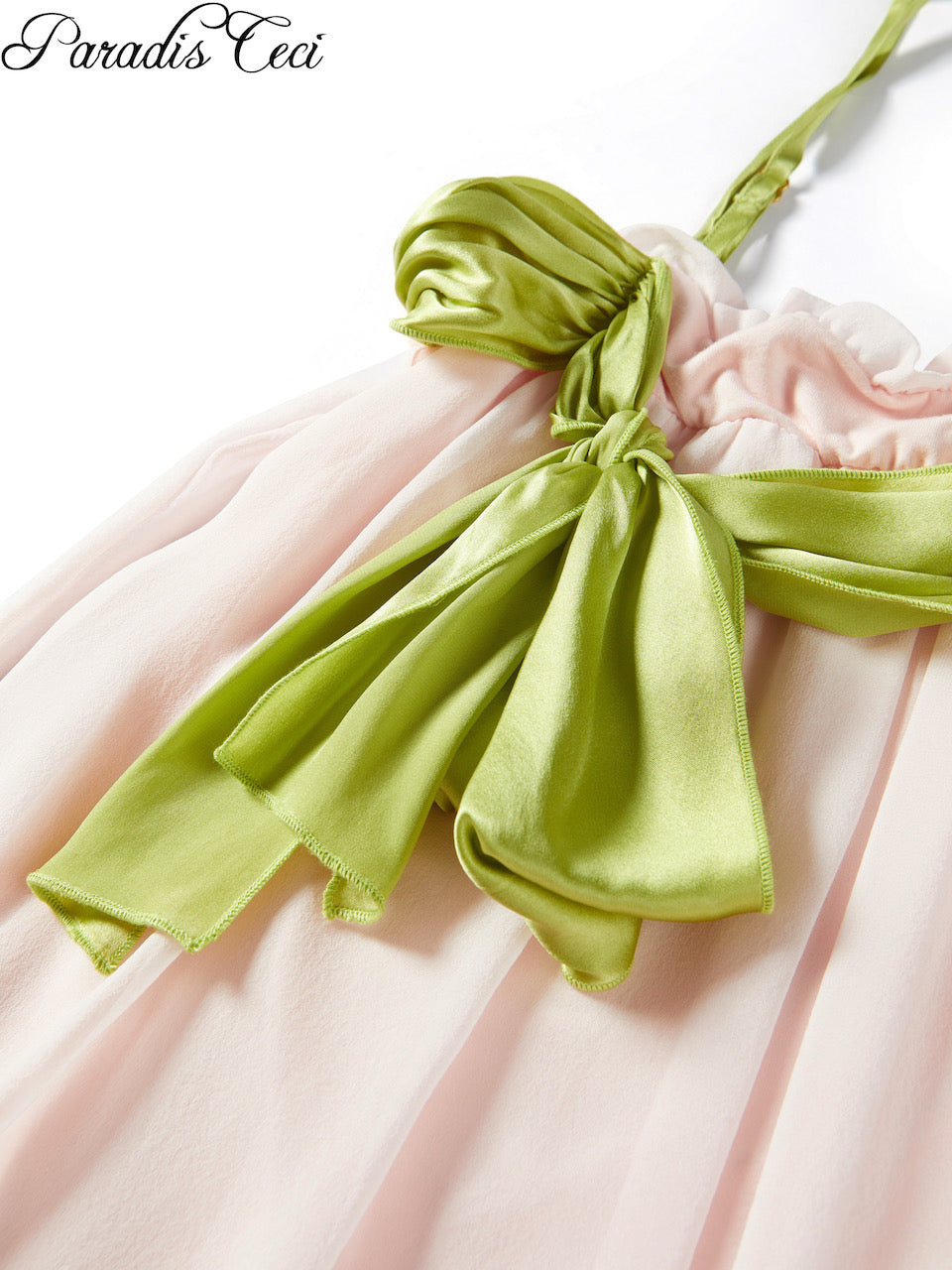 ‘Eve’ silk dress - sakura pink