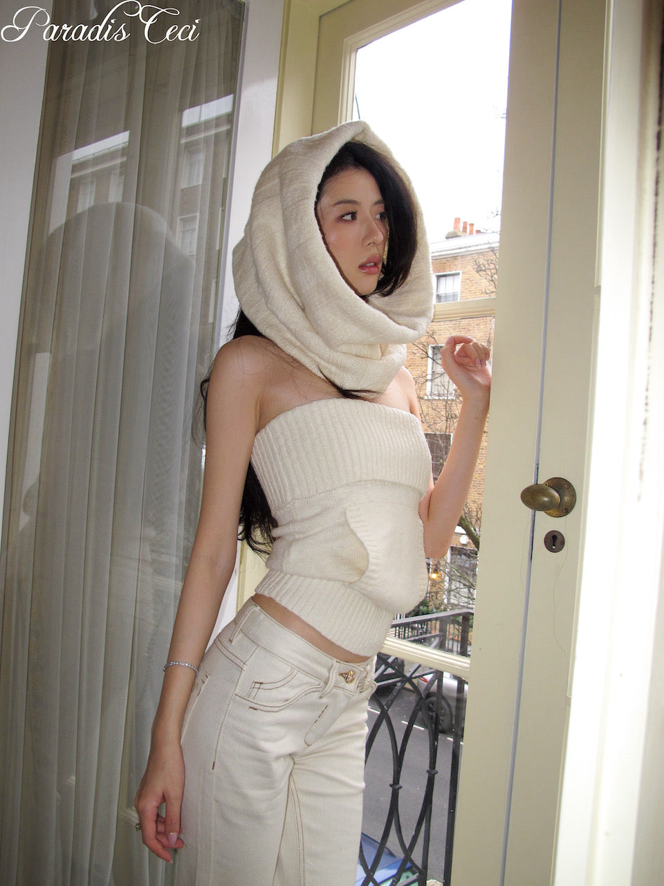 'Marsh' knit tube top