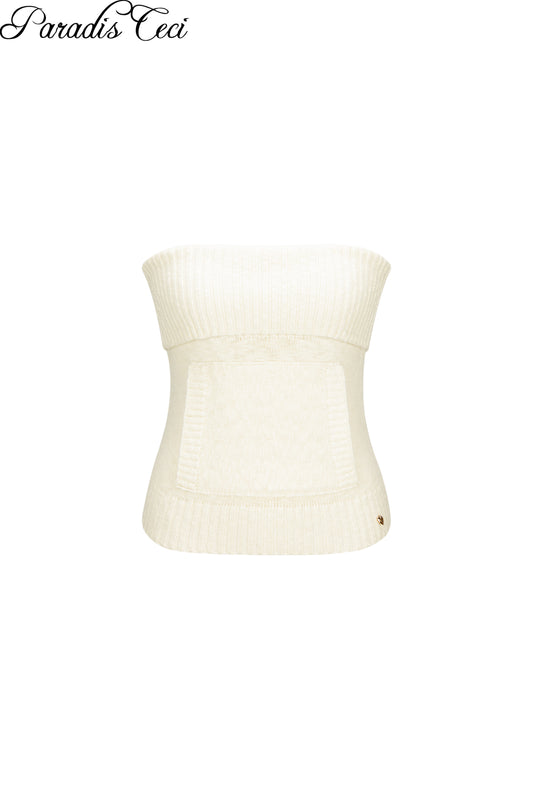 'Marsh' knit tube top