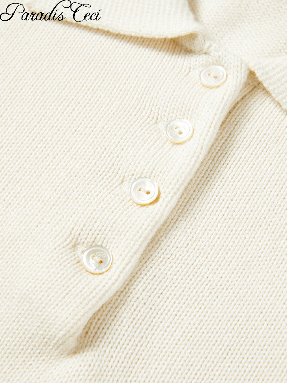 'Gwen' micro-cropped polo