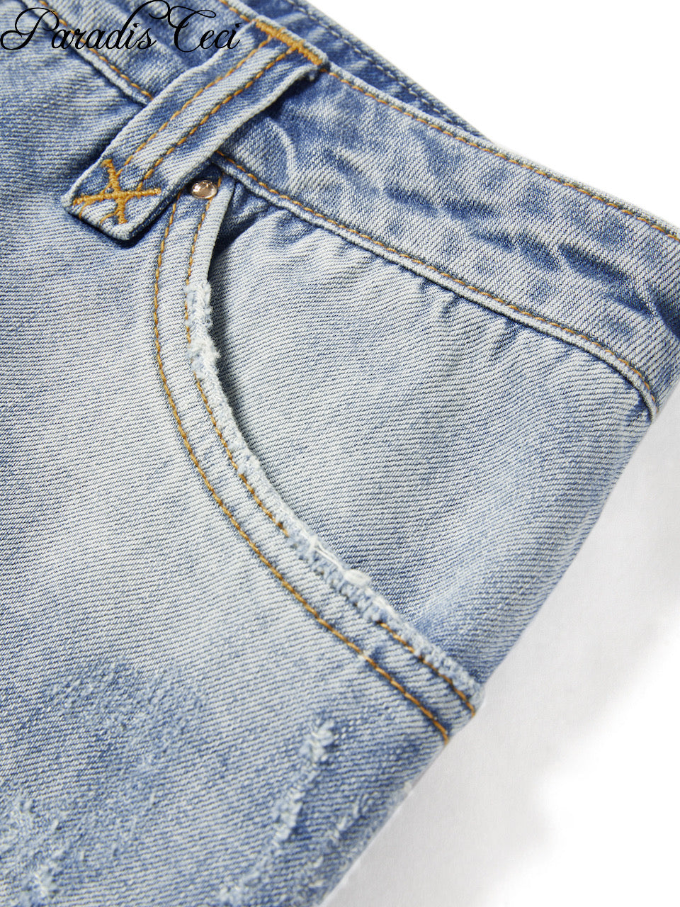 'Gia' #001 embellished low-rise denim mini skirt