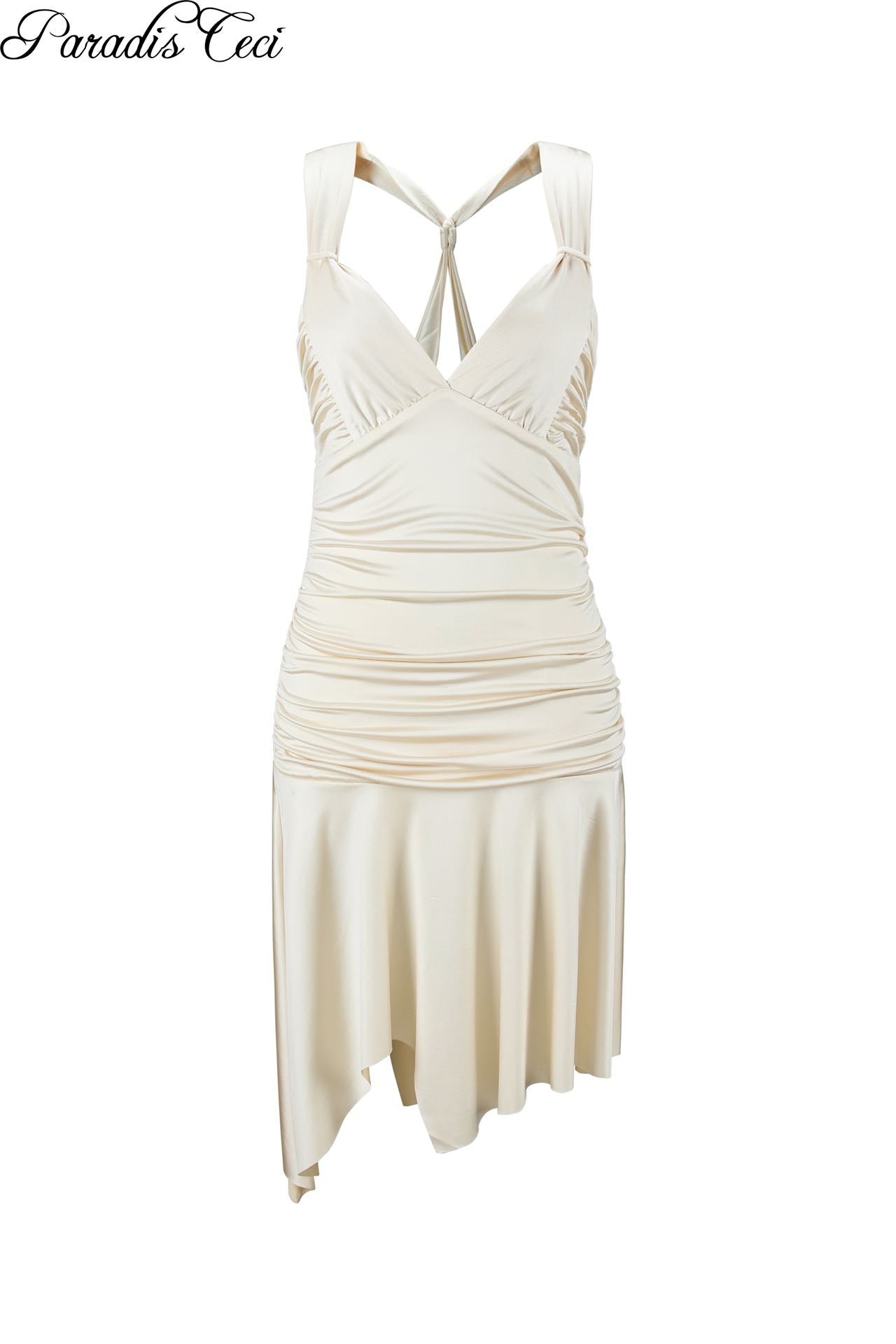 'Pearl' satin dress
