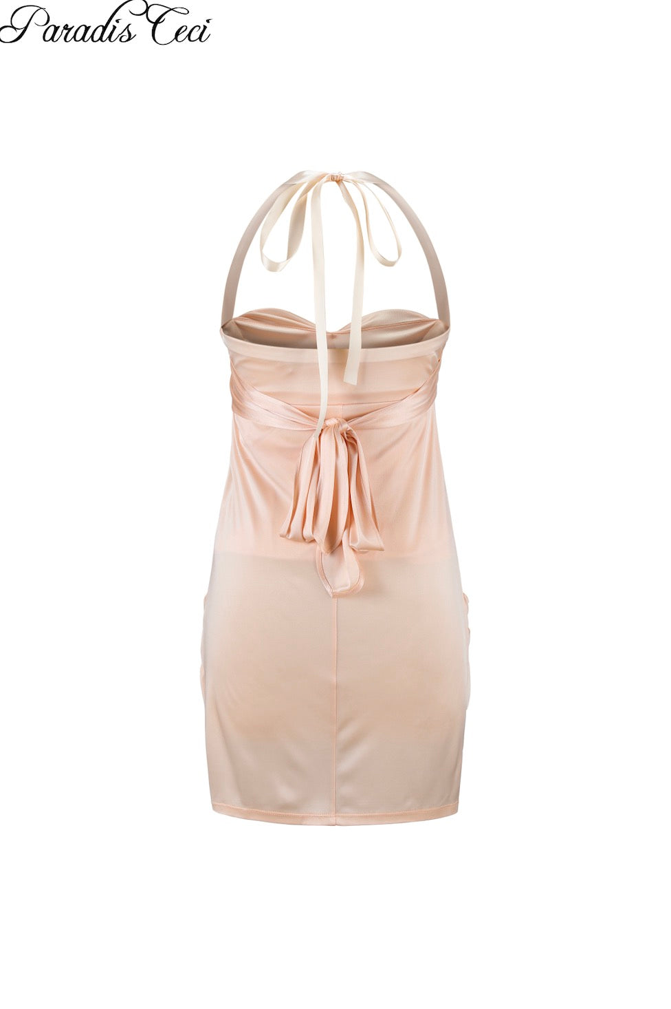 'Phaedra' halterneck dress